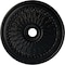 Ekena Millwork Oakleaf Ceiling Medallion (Fits Canopies up to 6 1/4"), 29 1/8"OD x 3 5/8"ID x 1"P, Jet Black CM29OABLF - alternate 1